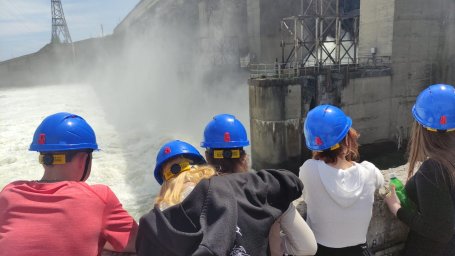 Экскурсия на Новосибирскую ГЭС 1